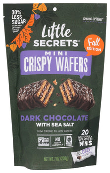 LITTLE SECRETS LLC: Wafer Dk Choc Ssalt Fall, 7 oz