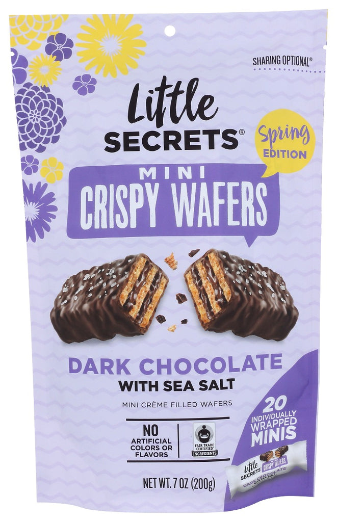 LITTLE SECRETS LLC: Wafer Dk Choc Ssalt Sprng, 7 oz