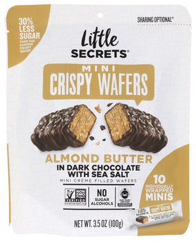 LITTLE SECRETS LLC: Wafer Drk Choc Almnd Btr, 3.5 oz