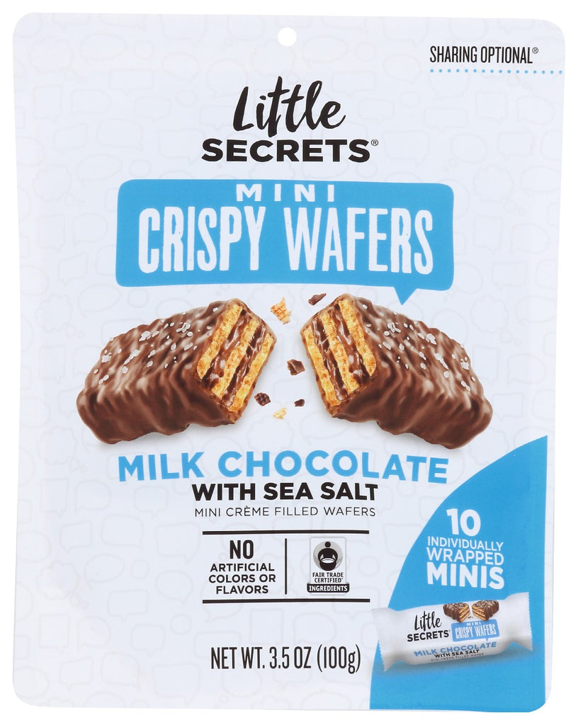 LITTLE SECRETS LLC: Wafer Mlk Choc Sslt, 3.5 oz