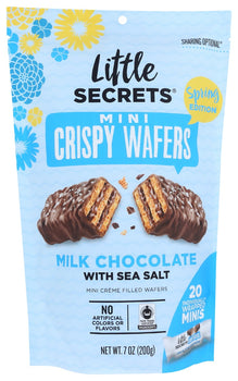 LITTLE SECRETS LLC: Wafer Mlk Choc Sslt Sprng, 7 oz