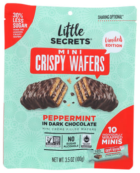 LITTLE SECRETS LLC: Wafer Pprmint Drk Choc, 3.5 oz