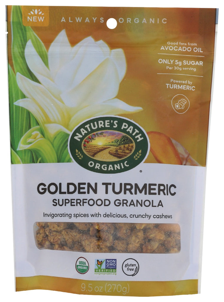 NATURES PATH: Granola Gldn Turmeric, 9.5 oz