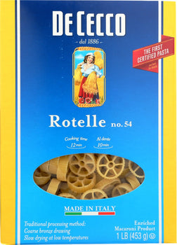 DE CECCO: Pasta Rotelle, 16 oz