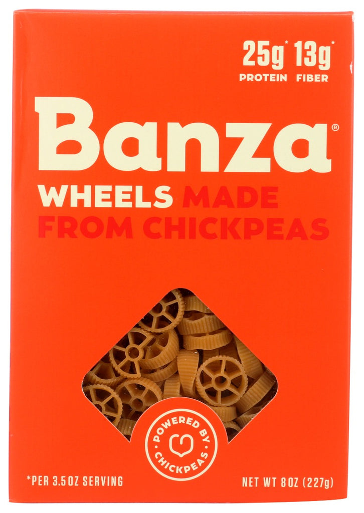 BANZA: Pasta Wheels Chickpea, 8 oz