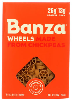 BANZA: Pasta Wheels Chickpea, 8 oz