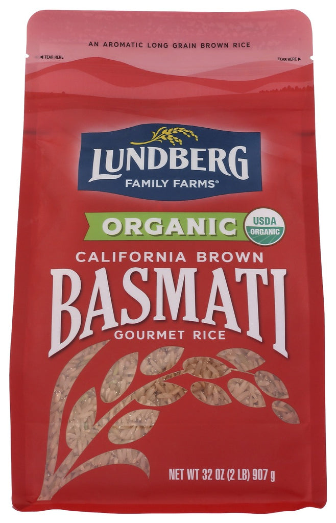 LUNDBERG: Rice Brwn Basmati Org Gf, 32 oz