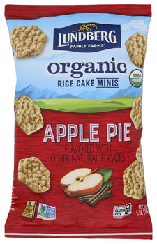 LUNDBERG: Rice Cakes Mini Appl Pie, 5 oz