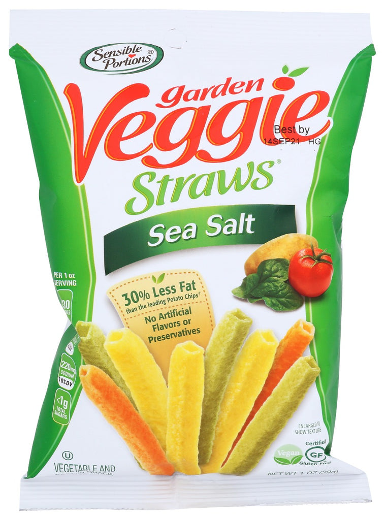 SENSIBLE PORTIONS: Straw Veggie Lghtly Saltd, 1 oz