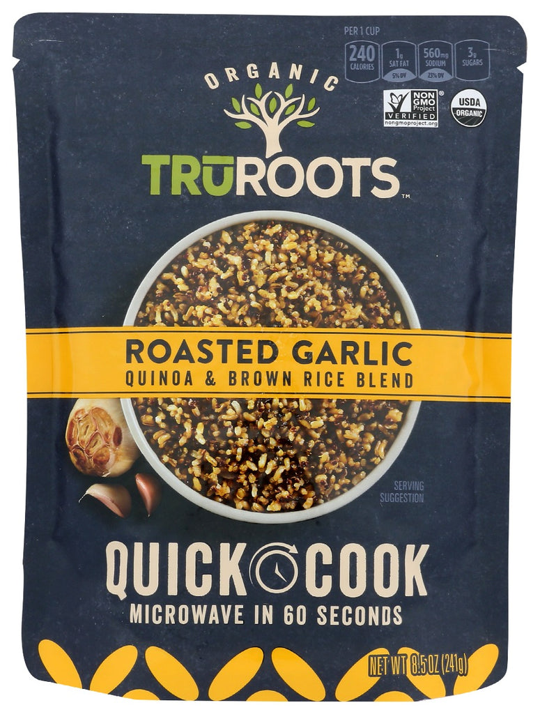 TRUROOTS: Grain Rstd Garlic Qc, 8.5 oz