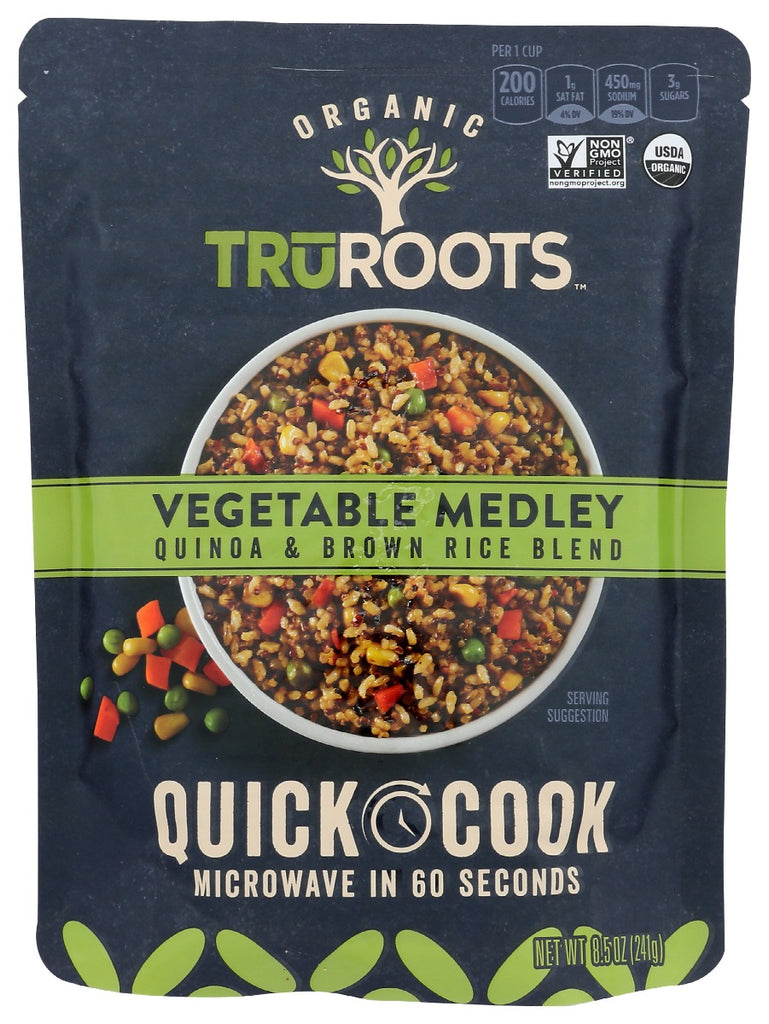 TRUROOTS: Grain Vgtbl Medley Qc, 8.5 oz