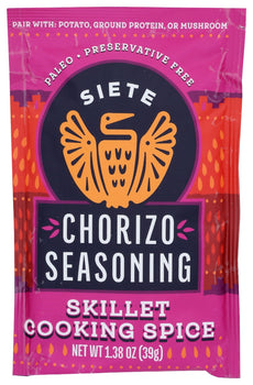 SIETE: Seasoning Chorizo, 1.38 oz