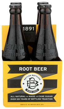 BOYLAN: Soda Rootbeer Natural 4Pk, 48 oz