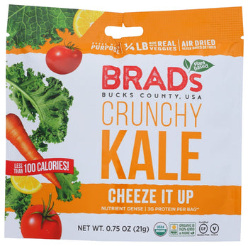 BRADS PLANT BASED: Chip Kale Cheeze It Up, 0.75 oz