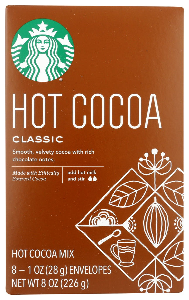 STARBUCKS: Cocoa Hot Classic Box 8Pc, 8 oz