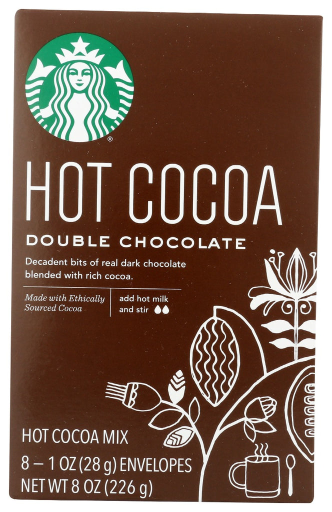 STARBUCKS: Cocoa Hot Dbl Choc Box 8Pc, 8 oz