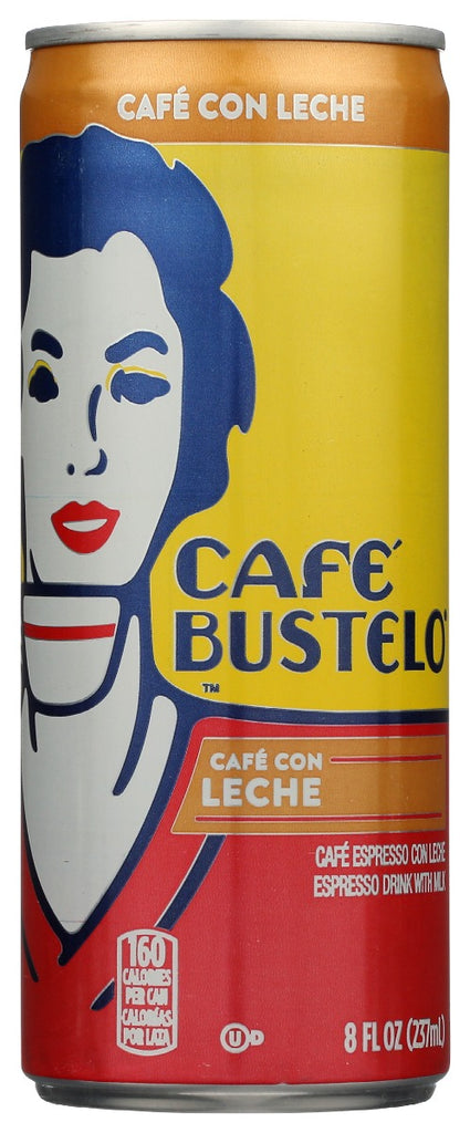 CAFE BUSTELO: Coffee Cafe Con Leche Rtd, 8 oz