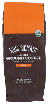 FOUR SIGMATIC: Coffee Grnd W/Lions Mane, 12 oz