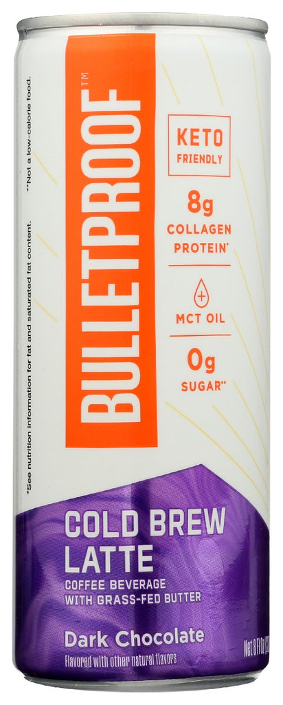 BULLETPROOF: Coffee Rtd Cld Brw Dk Chc, 8 fo