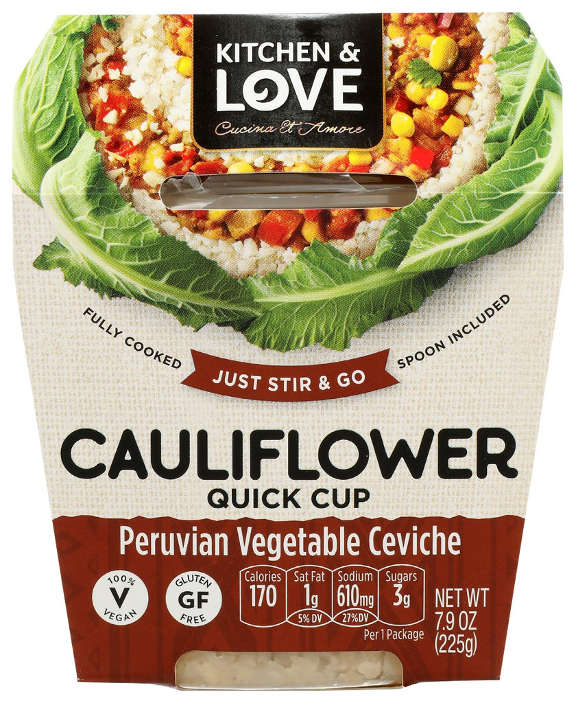 CUCINA & AMORE: Meal Clflwr Veg Ceviche, 7.9 oz