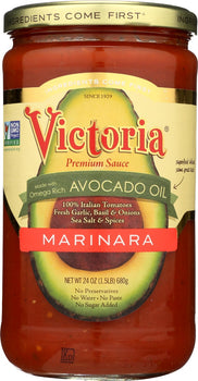 VICTORIA: Sauce Marinara Avcdo Oil, 24 oz