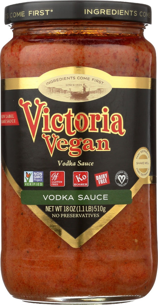 VICTORIA: Sauce Vodka Vegan, 18 oz