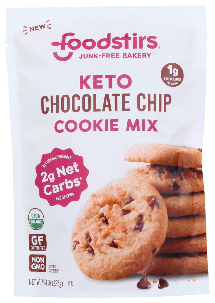 FOODSTIRS: Cookie Choc Chip Mix Keto, 7.94 oz