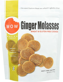 WOW BAKING: Cookie Gf Molasses Bg, 8 oz