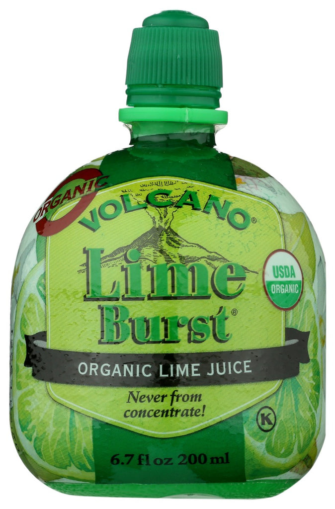 VOLCANO: Juice Lime Burst Org, 6.7 oz