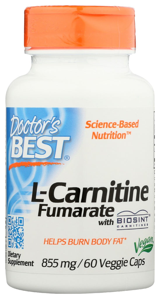 DOCTORS BEST: L-Carnitine Fumarate 500M, 60 vc