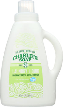 CHARLIES SOAP: Laundry Liquid, 32 fo