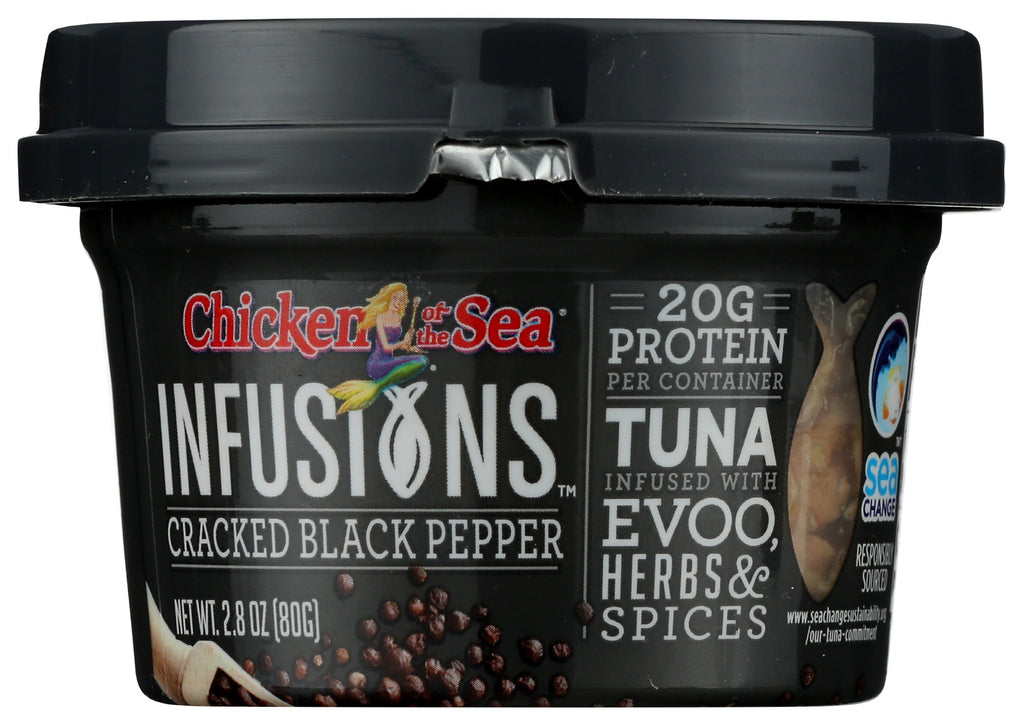 CHICKEN OF THE SEA: Tuna Blk Pepper Infusion, 2.8 oz