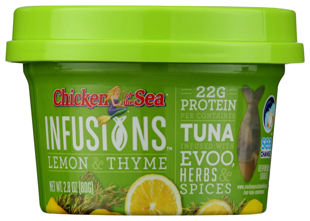 CHICKEN OF THE SEA: Tuna Lemon Thyme Infusion, 2.8 oz