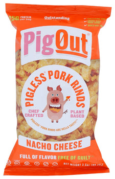 PIGOUT: Vegan Pork Rind Nacho Cheese, 3.5 oz