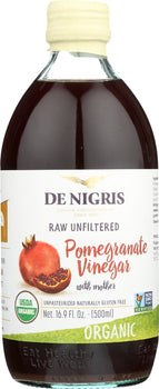 DE NIGRIS: Vinegar Pomegranate Raw, 500 ml