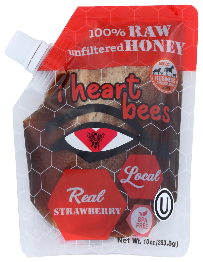 I HEART BEES: Honey Strwaberry, 10 oz