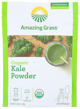 AMAZING GRASS: Kale Powder 30Serv Org, 5.29 oz