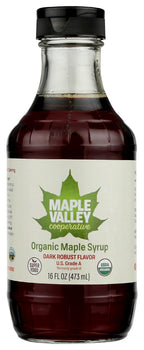 MAPLE VALLEY COOPERATIVE: Syrup Maple Drk Robust Or, 16 oz