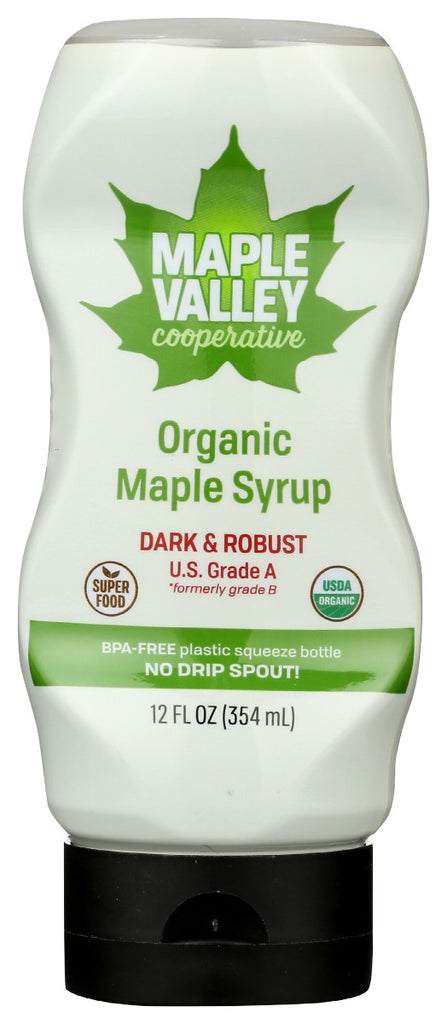 MAPLE VALLEY COOPERATIVE: Syrup Maple Drk Robust Sqzble, 12 oz