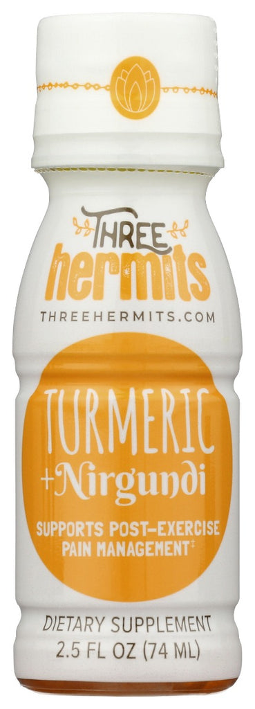 THREE HERMITS: Shot Turmeric Nirgundi, 2.5 fo