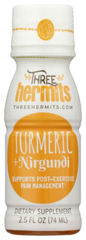 THREE HERMITS: Shot Turmeric Nirgundi, 2.5 fo