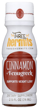 THREE HERMITS: Shot Cinnamon Fenugreek, 2.5 fo