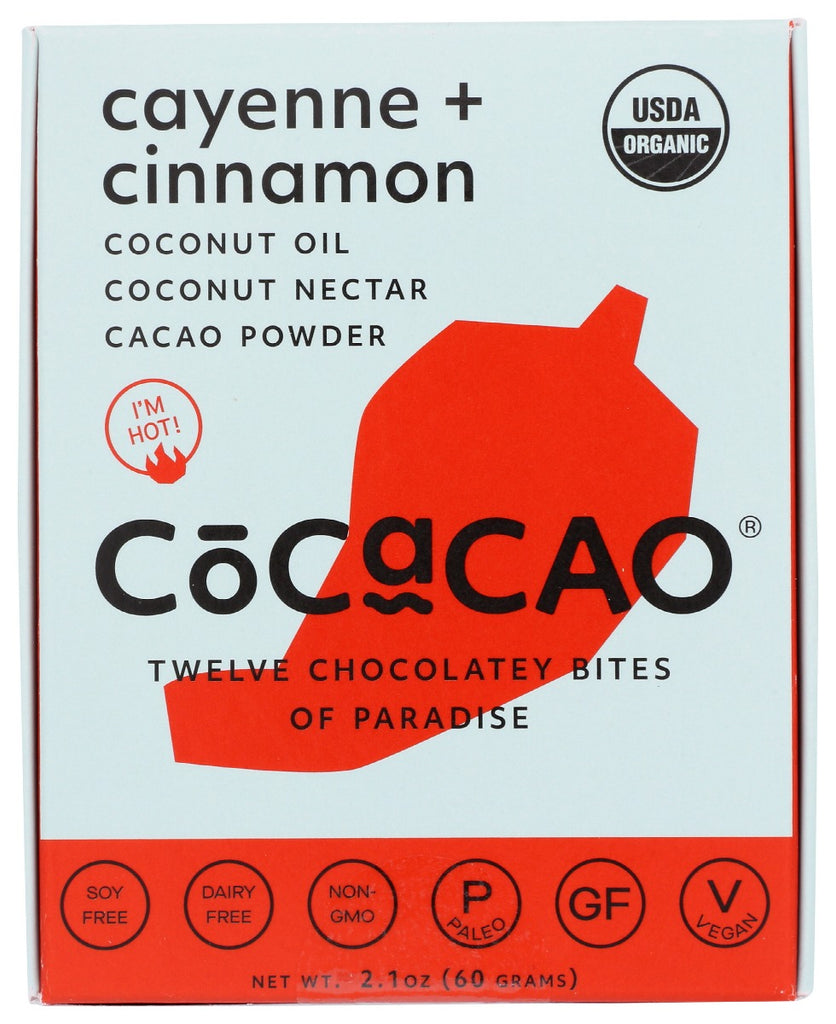 COCACAO: Bar Cayenne And Cinnamon, 2.1 oz