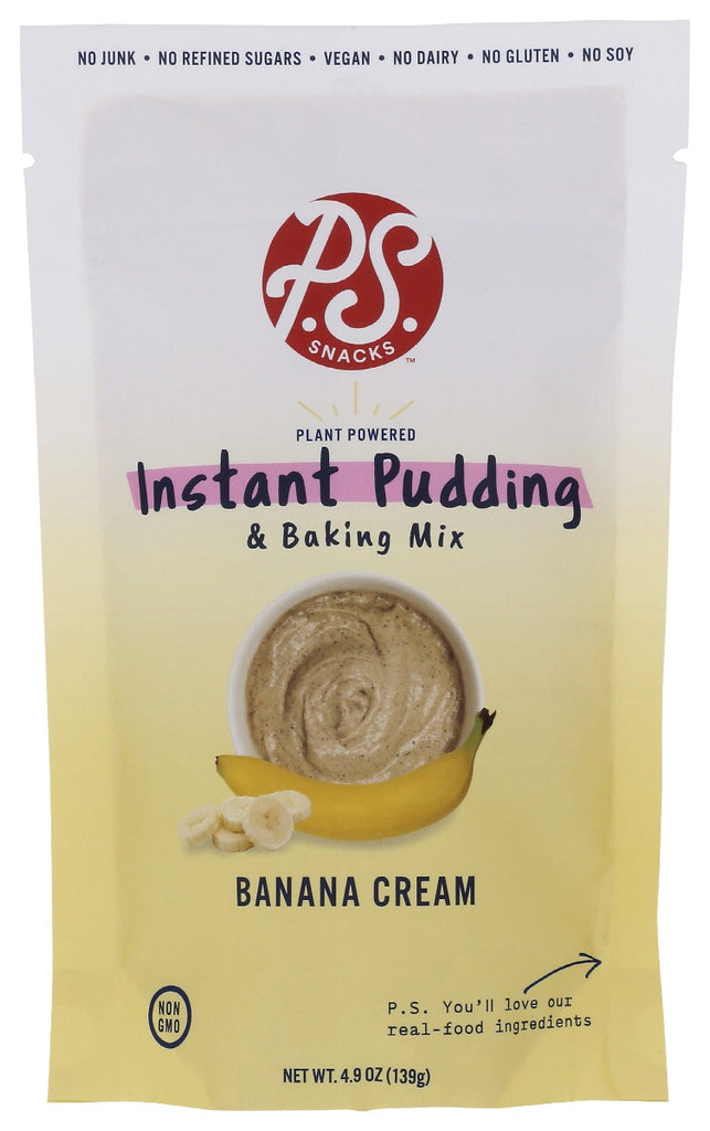 P.S. SNACKS COMPANY: Pudding Mix Banana Cream, 4.9 oz