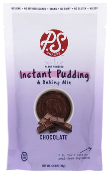 P.S. SNACKS COMPANY: Pudding Mix Chocolate, 4.9 oz