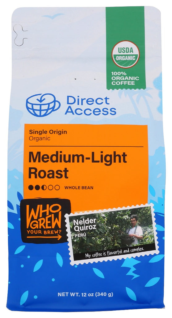 DIRECT ACCESS: Coffee Wb Md Light Org, 12 oz