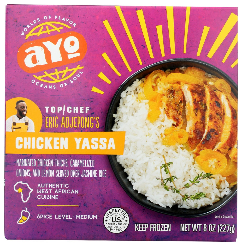 AYO FOODS: Vgtbl Entr Chicken Yassa, 8 oz