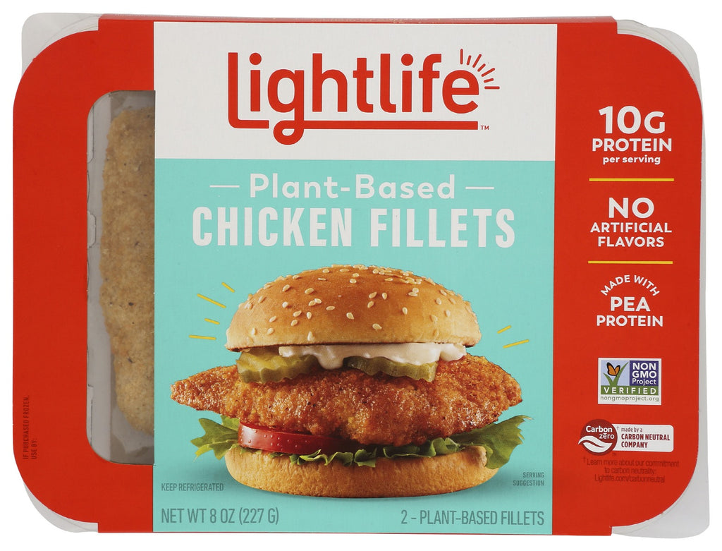 LIGHTLIFE: Chicken Fillets Plant Basd, 8 oz