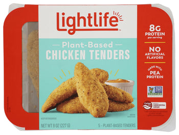 LIGHTLIFE: Chicken Tenders Plnt Bsd, 8 oz