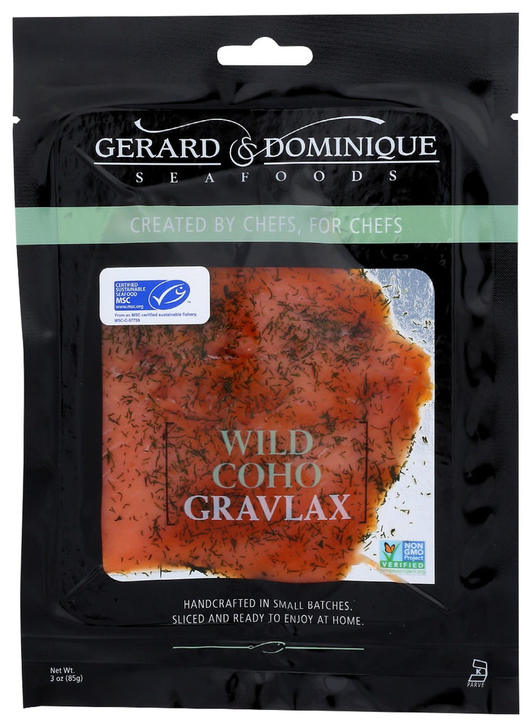 GERARD & DOMINIQUE: Gravlax Wild Coho, 3 oz